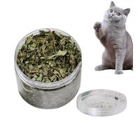 Catnip Leaf - Lata individual de 40 g, hierba orgánica natural para gatos, caja de hierba gatera suelta | Tratamiento seguro para gatos, interior, aperitivo calmante