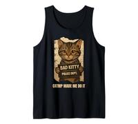 Catnip Made Me Do It Funny For Cat Lover Men Women Camiseta sin Mangas