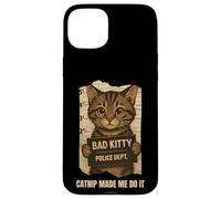 Catnip Made Me Do It Funny For Cat Lover Men Women Carcasa para iPhone 15 Plus