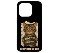 Catnip Made Me Do It Funny For Cat Lover Men Women Carcasa para iPhone 15 Pro