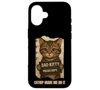 Catnip Made Me Do It Funny For Cat Lover Men Women Carcasa para iPhone 16