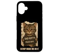 Catnip Made Me Do It Funny For Cat Lover Men Women Carcasa para iPhone 16 Plus
