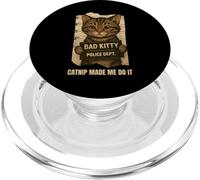 Catnip Made Me Do It Funny For Cat Lover Men Women PopSockets PopGrip para MagSafe