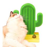 Catnip Scratch Pad - Kaktusform Katzenkratzpolster, interaktive Innenschleifklauenversorgung für Kleine mittelgroße Haustiere Tiere