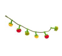 Catnip Toys, Cat Plush Toy, Soft Catnip Doll, Tomato Shape Sound Toy with Bell Inside, Fun Companion for Bored Felines in Bedroom Living Room Garden Travel Use, 48cm