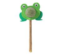 Catnip Toys for Indoor Cats | Teeth Cleaning Frog Cat Enrichment Toys | Interactive Cat Toys Oral Care, Cat Chew Toy Cat Sticks, Pet Supplies for Aggressive Chewers