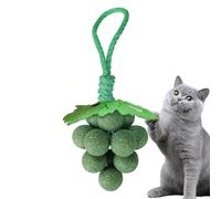 Catnip Toys - Juguetes De Masticar Con Forma De Uva | Simulación Interactiva De Frutas De Gatito | Ejercicio Silencioso Masticar Un Juego De Emoción | El Juego Dentro Reduce El Aburrimiento | Inserto