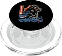 CATNZILA Kaiju Cat Monster Big Wave Parodia Art PopSockets PopGrip para MagSafe