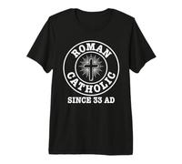 Católico Romano Desde 33 d.C. Historia de la Iglesia Cris Camiseta Premium