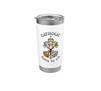 Católico romano desde el 33 d.C. Iglesia Santa Sede Vaso térmico de acero inoxidable de doble pared