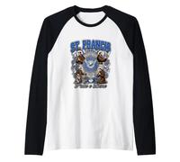 Católico San Francisco de Asís Camiseta Manga Raglan