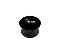 Católico St Roch Ore por Nosotros Santo Patrón Cristiano PopSockets PopGrip Adhesivo