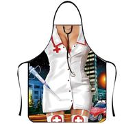 CATOR 1 pezzi Delantal Cocina Divertido, Delantal cocina mujer, Delantal Divertido mujer Sexy de Cocina Fiesta de Barbacoa Regalo de Adultos - Doctor