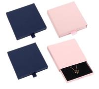 CATOR 4 Piezas Caja Regalo, joyeros mujer organizador, joyero, joyero mujer, cajitas Regalo pequeñas,Simple y práctico, Discreto y único, Muy Adecuado para el Almacenamiento de Joyas
