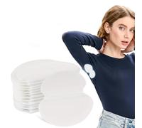 CATOR 50 Piezas 25 Pares Almohadillas Sudor Axilas Mujer Hombre, Parches Antisudor Axilas, Almohadillas Protectoras para el Sudor, Armpit Sweat Pads