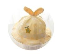 CATOR Bebé Niños Bucket Sun Hat,Algodón Sombrero de Sol Bebé,Pescador Gorra Protección de Sol Anti UV,Protección Solar Gorra de Playa para Niños,Circunferencia de cabeza recomendada 40-46cm(A)