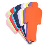 CATOR Juego de 150 tarjetas de moderación, tarjetas de moderación, 20 x 8 cm, en blanco, para oficina, escuela, presentación y moderación (10 colores)