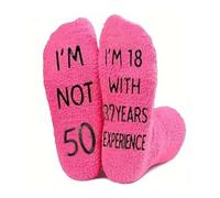 CATOR Regalo 50 Años - Calcetines Divertidos para Madre, Hermana, Maestra o Sus