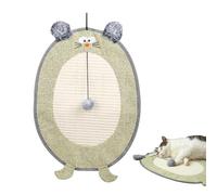 CATOS DE TIRAGAFFI Cat -Slip - Alfombra Tiragraffi para Gatos en Sisal Natural | Protege alfombras y sofás | Juguetes de Juguete interactivos en Forma de Gatito, para Colgar, para Jugar en