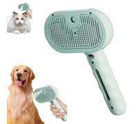Catosnap Brush, Easepicks Dog Brush, Furrybasics Pet Grooming, Labradorcharm Steam, Pet Hair Removal Comb With Steamer, For Shedding & Grooming (Green)