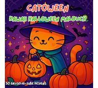 Catoween: Kawaii Halloween Malbuch