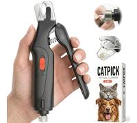 CATPICK Molinillo y cortaúñas 2 en 1 para perros grandes, medianos y