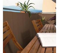 Catral | Cañizo PVC Elegance Recycane Doble Cara 30 Mm 1,5x3 M Marrón | Ocultación | Hilo De Nylon | Duradero Y Resistente | Protección UV