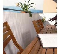 Catral | Cañizo PVC Elegance Recycane Doble Cara 30 Mm 1x3 M Blanco | Ocultación | Hilo De Nylon | Duradero Y Resistente | Protección UV