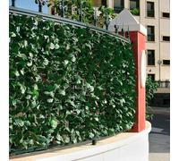 CATRAL Nortene Seto Artificial Squarehedra para Valla y Jardín PVC 1x3m | Diseño Natural Y Decorativo | Seto Artificial Con Hojas De Hiedra De En Dos Tonos De, Ocultación Y Decoración En Jardín