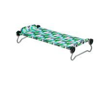 Catre de camping para niños 156,5 x 70 cm motivo de cuadros kid-o-bed disc-o-bed