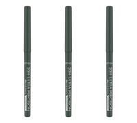 Catrice 20H Ultra Precision Gel Eye Pencil Waterproof, Kajal, n.º 040 Warm Green, verde, definierend, duradero, resultado inmediato, mate, vegano, sin nanopartículas, 3 unidades (3 x 0,08 g)