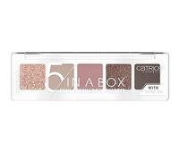 Catrice 5 in A Box Mini Eyeshadow Palette, Eyeshadow No. 020 Soft Rose Look, Multicoloured, 5 Pink Tones, with Oils, Intense, Matte, Metallic, Shimmer, Vegan, Nano Particles Free (4g)