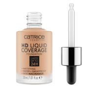 Catrice | Base de maquillaje l?quida HD | Cobertura alta y natural | Vegana y libre de crueldad animal (044 | Deeply Rose)