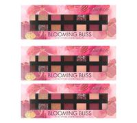 Catrice Blooming Bliss Slim Eyeshadow Palette, sombra de ojos, n.º 020, multicolor, 14 colores, larga duración, vegana, sin nanopartículas, sin perfume, paquete de 3 (3 x 10,6 g)
