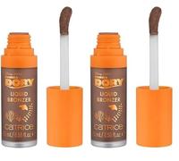 Catrice Bronceador líquido mate Finding Dory de Disney Pixar, de larga duración, definir, Fácil de retirar, natural (15ml) (Paquete de 2)