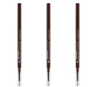 Catrice Catrice Slim'Matic Ultra Precise Brow Pencil, con cepillo para cejas, 3 unidades (3 x 0,05 g), color chocolate