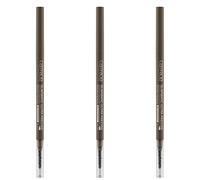 Catrice Catrice Slim'Matic Ultra Precise Brow Pencil, con cepillo para cejas, 3 unidades (3 x 0,05 g), n.º 035 Ash Brown