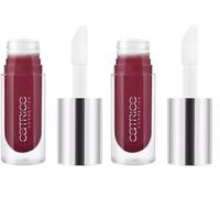 Catrice Cosmetics Aceite labial ETERNAL RED Cherry Bomb, dar volumen, dar volumen, brillante (3.6ml) (Paquete de 2)