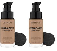 Catrice Cosmetics Base Invisible Cover, hidratar/humectar, de larga duración, matificante, natural, mate, 30 ml (Paquete de 2)