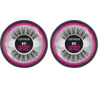 Catrice Cosmetics Pestañas 8D Lashes To Kill, de larga duración, Efecto pestañas artificiales, Volumen extremo, Fácil de retirar, 1g (Paquete de 2)