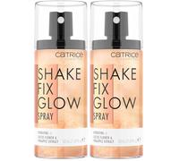 Catrice Cosmetics Shake Fix Glow Spray Make Up Setting Mist 50ml (Paquete de 2)