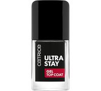 Catrice Cosmetics Top coat Ultra Stay Gel, de larga duración, secado rápido, dar volumen, translúcido, 10.5 ml