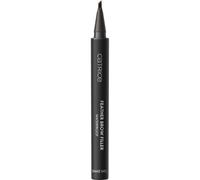 Catrice Feather Brow Filler Lápiz de cejas, resistente al agua, nº 030, negro, duradero, definitivo, natural, vegano, resistente al agua, sin micropartículas de plástico, sin perfume, 1 unidad (0,5 ml