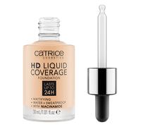 Catrice HD Liquid Coverage base de maquillaje, de larga duración, matificante, control de grasa/ control de brillos, mate (30ml)