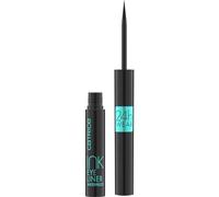 Catrice Ink Eyeliner Waterproof, nº 010, negro, cubriente, ultra negro, resultado de expresión, color intenso, mate, vegano, impermeable, sin micropartículas de plástico, sin perfume, pack de 3