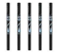 Catrice It's Easy Tattoo Liner Waterproof, delineador de ojos, resistente al agua, n.º 010 Black negro, definidor, mate, resistente al agua, vegano, sin perfume, paquete de 5 (5 x 1,1 ml)