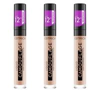 Catrice Liquid mimeflage Corrector de Alta Cobertura n. 007, nude, para pieles secas e imperfecciones, para pieles mixtas, vegano, sin aceite, envase de 3 (3 x 5 ml)