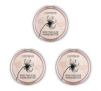 Catrice More Than Glow Highlighter, n.º 020 Supreme Rose Beam, rosa, intenso, metálico, brillante, vegano, sin partículas microplásticas, sin nanopartículas, paquete de 3 (3 x 5,9 g)