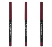 Catrice Plumping Lip Liner 180 Cherry Lady - Lápiz labial rojo (3 unidades, 0,35 g)