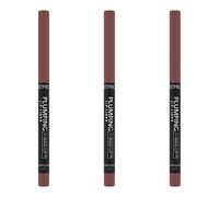Catrice Plumping Lip Liner, lápiz de labios, perfilador de labios, resistente al maquillaje, resistente a las manchas, n.º 040 Starring Role, nude, resistente al agua, paquete de 3 (3 x 0,35 g)